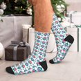 thumbnail image 7 of Bingfone Compression Socks for Women and Men Long Socks for Running Athletic Cycling Nurse- Tulips Flowers, 7 of 7