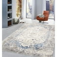 thumbnail image 4 of Pasargad Home Efes 6' x 9' Power-Loomed Light Grey/Light Blue Rug, For Indoor Space and all Age of Group, 4 of 6