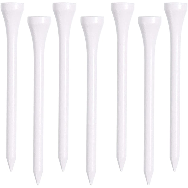 Tees de golf, 2 3/4 pulgadas, 70 unidades, Tee de golf de madera de lujo profesional, Tee de golf de madera dura natural Namotu CZYD-HY88-11
