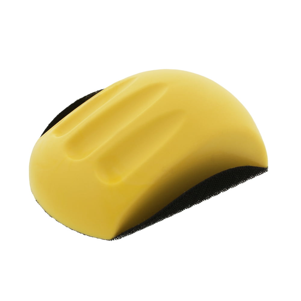 DCT Hand Sanding Mouse Block 5” Inch MediumHard Nylon Foam Hook & Loop