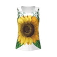 thumbnail image 4 of Gaeub Sunflowers (2) Women's Workout Tank Tops Lightweight Sleeveless Shirts for Women for Athletic Running Tennis Yoga - Small, 4 of 9