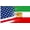 B, variant on HOARBOEG US Iran Friendship Flag 3x5 FT, Double Sided Old Iran Lion Sun Flag with American Flag - Large Banners for Outdoor Decor, Historical Persian Iranian American Flags
