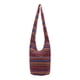 thumbnail image 2 of Lino Hobo Sling Bolsos Monederos Messenger Crossbody Bandolera Bohemio Macrame Bag Zip Hippie Tote Moda para Keys Festival Card Beach Yoga , Vino tinto Vino rojo Sunnimix Hobo bolsillo bandolera, 2 of 8