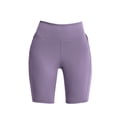 thumbnail image 4 of Mlzmgr Workout Shorts Women Elastic High Waist Lightweight Shorts Stretchy Tight Spandex Shorts Women, 4 of 4