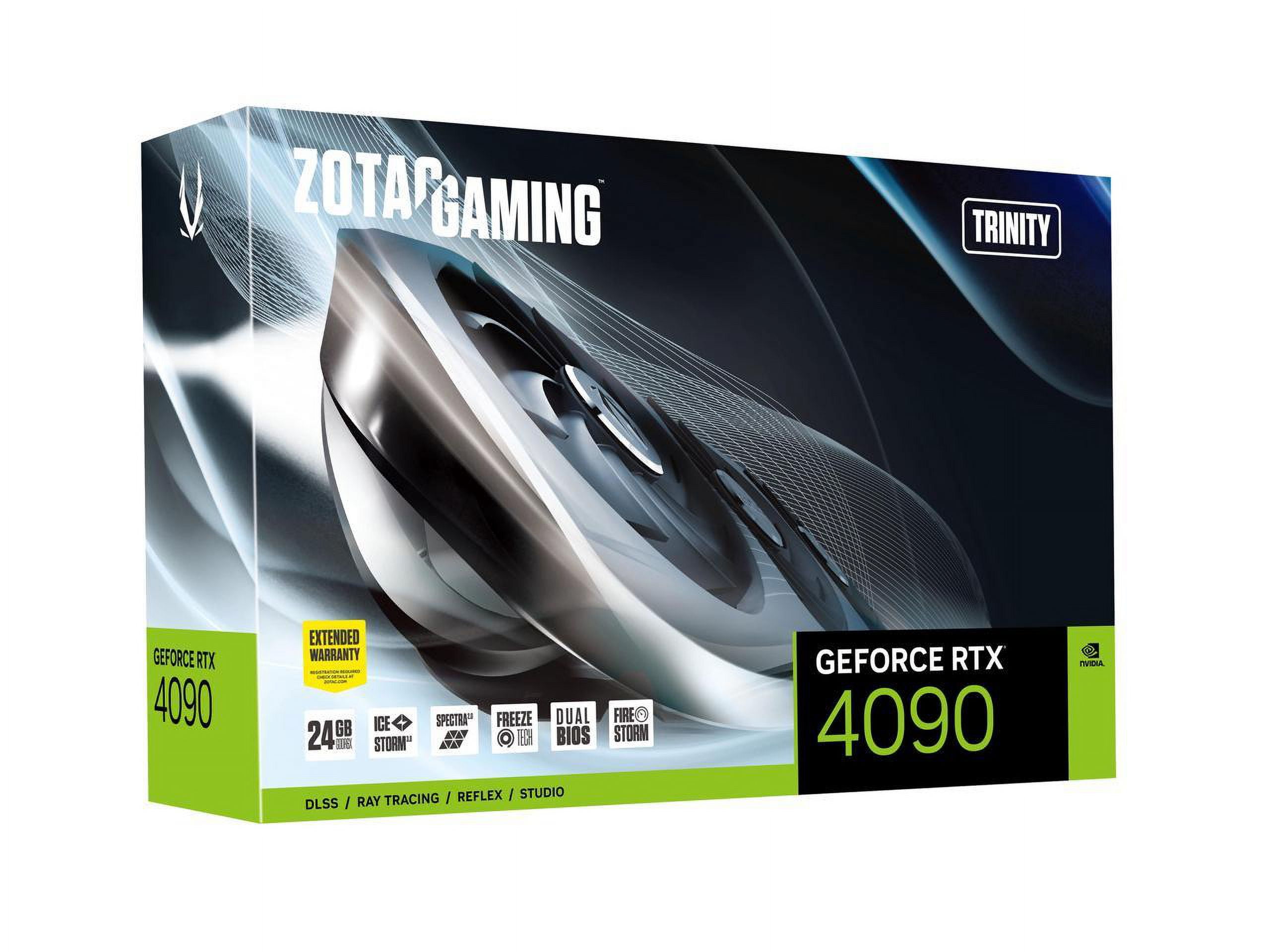 ZOTAC GAMING GeForce RTX 4090 Trinity 24GB GDDR6X PCIE 4.0 GPU