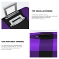 thumbnail image 5 of Kll Purple Buffalo Plaid Luggage Cover Suitcase Cover Suitcase Protector (Luggage not included)-X-Large, 5 of 8