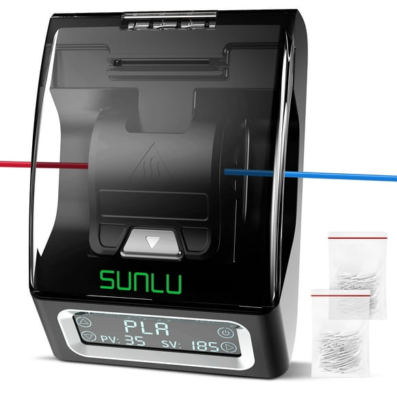 SUNLU Official Filament Connector, 400Pcs PTFE Sleeve Filament Splicer for 3D Printer Filament 1.75mm, Fast Heating Filament Welder Compatible with PLA PETG TPU ABS