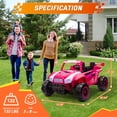thumbnail image 7 of COCLUB 24V 2 Seater Ride on Car for Kids 4-8 – Electric Car with Remote Control & Bluetooth | Carros Eléctricos para Niños Pink, 7 of 7
