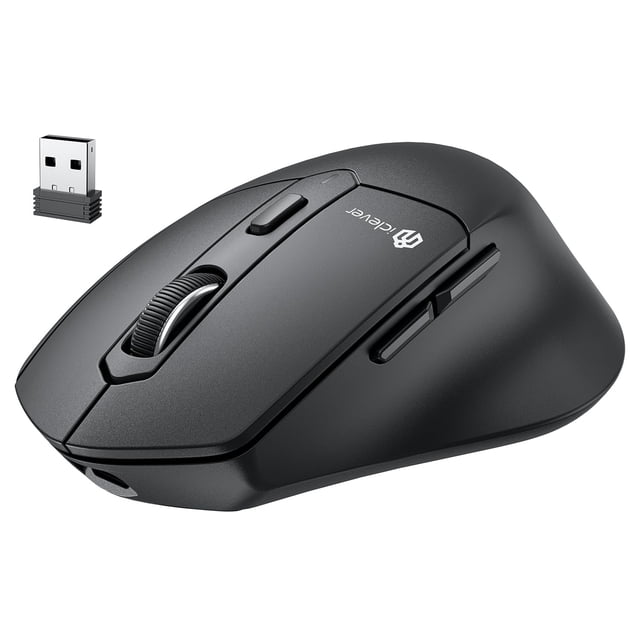 Ratón iClever MD360 ergonómico con Bluetooth y ratón Jiggler