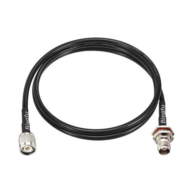 Cable de extensión de antena GPS Bingfu RTK TNC M a F de 1 m RG58