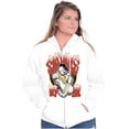 thumbnail image 4 of Urban Kanji Popeye Savage Cartoon Zip Up Hoodie Men's Women's Brisco Brands S, 4 of 5