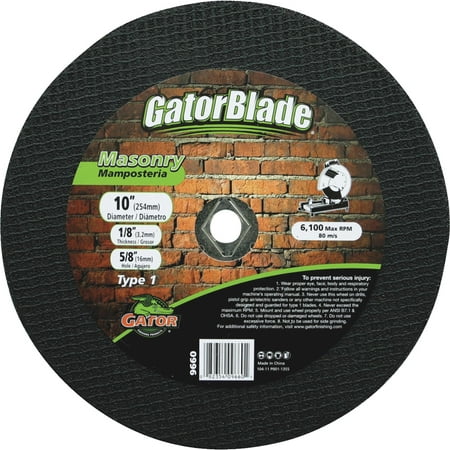 UPC 082354096601 product image for Gator Blade Type 1 Cut-Off Wheel | upcitemdb.com