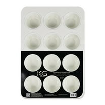 Kitchen Gear by USA Pan Ceramic 12 Cup Muffin Nonstick Baking Pan