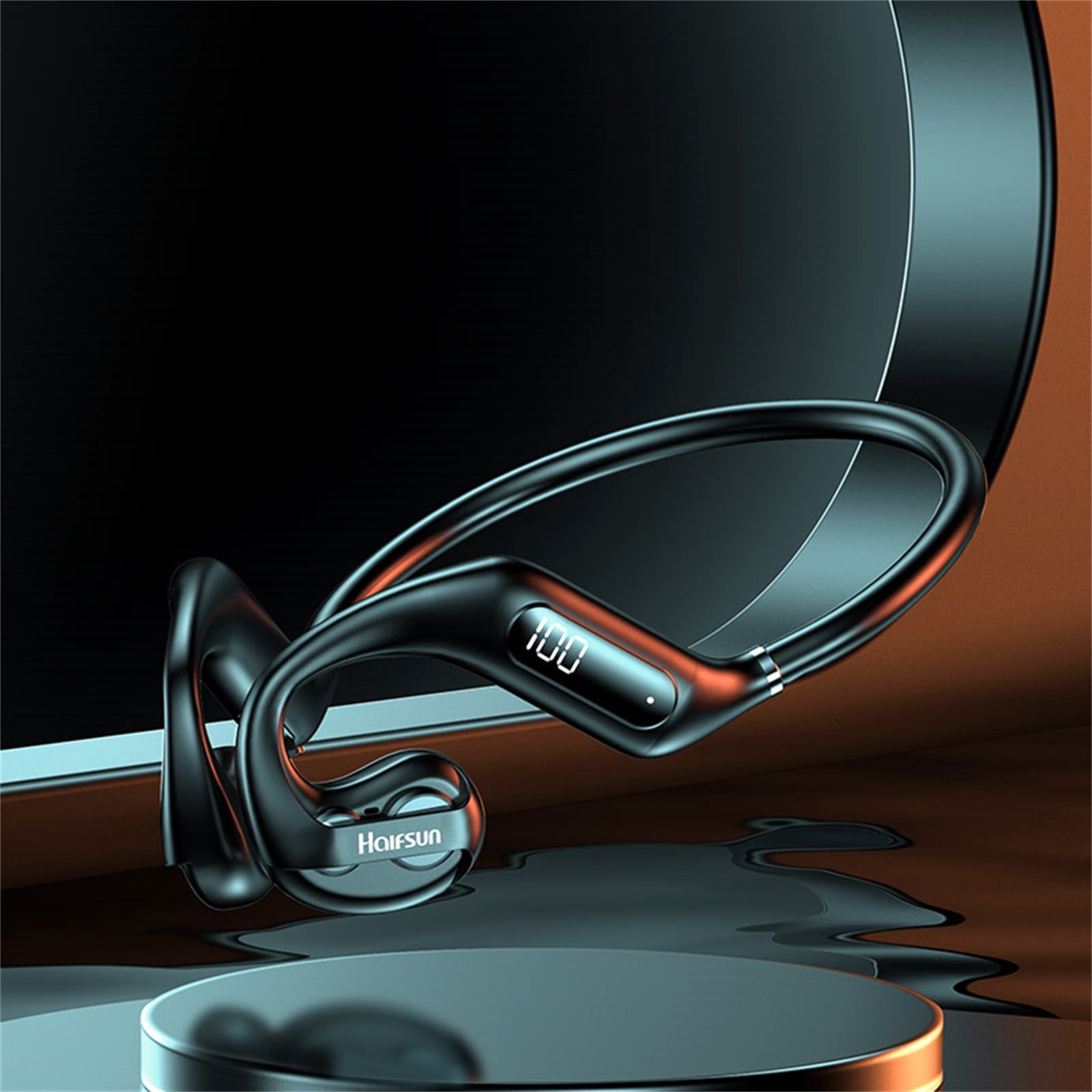 Bluetooth Headset – HIFI ANC Bones-Conduction Wireless Headphone Upgrade Bluetooth 5.3 Bone-Drive Headset Stereo Earphone Sport Maximum Comfort