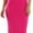 Fuchsia, variant on Women's Thin Strap Racerback V-Neck Maxi Dress - Fuchsia - Medium