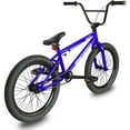 thumbnail image 2 of WonderWheels 20" BMX Steel Frame U-brake Three Piece Crank, Sprocket 25T, Driver 9T, Sealed Bearing Alloy Rims 36H, Black Tires - Blue, 2 of 4