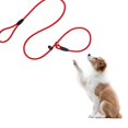 thumbnail image 2 of Durable Pet Leash Strong Slip Lead Dog Leash Adjustable Loop High-density Nylon Braided Rope Vibrant Color Training Leash for Medium Small for Night, 2 of 8