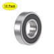 thumbnail image 1 of Uxcell 1/2"x1-1/8"x5/16" R8-2RS Doble Sellado P6 Balas de Acero Cromado 10 Paquete, 1 of 5