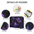 thumbnail image 3 of Organ Folder 14.2 x 0.8 x 10.6 Inches 13 Separate Pockets A4 Size Documents Folder A Sort Storage File Manager For The Home Office Dreamy Ethereal Butterflies, 3 of 7