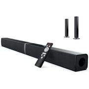 TV Sound Bar, MZEIBO Split Sound Bars for TV 50W 32inch Wired & Wireless Bluetooth Sound Bar Home Theater Audio