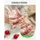 thumbnail image 5 of Syntus Bolsas selladoras al vacío para alimentos, 200 cuartos de galón, 8 x 12 pulgadas, bolsa precortada de grado comercial, sin BPA, bolsas para almacenamiento de comida preparada o Sous Vide, 5 of 7