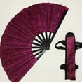 thumbnail image 4 of CCOCC Fans for Line Dancing,Flawless Unfolding Boots on the Ground Hand Fan,Crisp Sound Dancing Fans That Pop,Gold, 4 of 4
