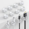 thumbnail image 1 of Cord Organizer, clips para sujetacables Lamicall Spring, paquete de 12, 1 of 7