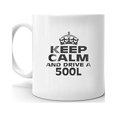 thumbnail image 2 of FIAT 500L Keep Calm and Drive Coffee Tea Ceramic Mug, 2 of 3