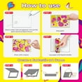 thumbnail image 2 of Piano Potato Water Marbling Paint Art Kit for Kids - DIY Hydro-Dip Craft Set with 8 Vibrant Paints, 10 Art Sheets & Display Frame - STEM Gift Ages 6-12, 2 of 7