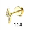 thumbnail image 2 of Boucles d'Oreilles Cartilage pour Femmes en Acier Inoxydable Étoile Clous Hélice Perçage Bijoux, 2 of 9