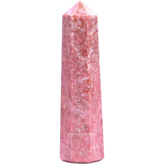 Thulite Crystal Tower Obelisk Point (2" to 3" INCH)