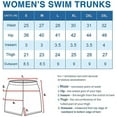 thumbnail image 4 of Women’s Solid Bright Colored Quick Dry Swim Trunks, Swimwear, Bathing Suits, Swimming Shorts for Women, Fluorescent Orange, 3X-Large, 4 of 11