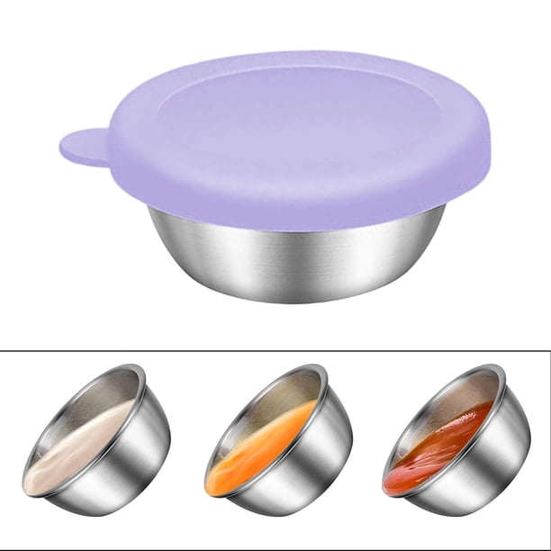 Taza Reutilizable Perfecl con Tapas de Acero Inoxidable Recipientes para Ensaladas