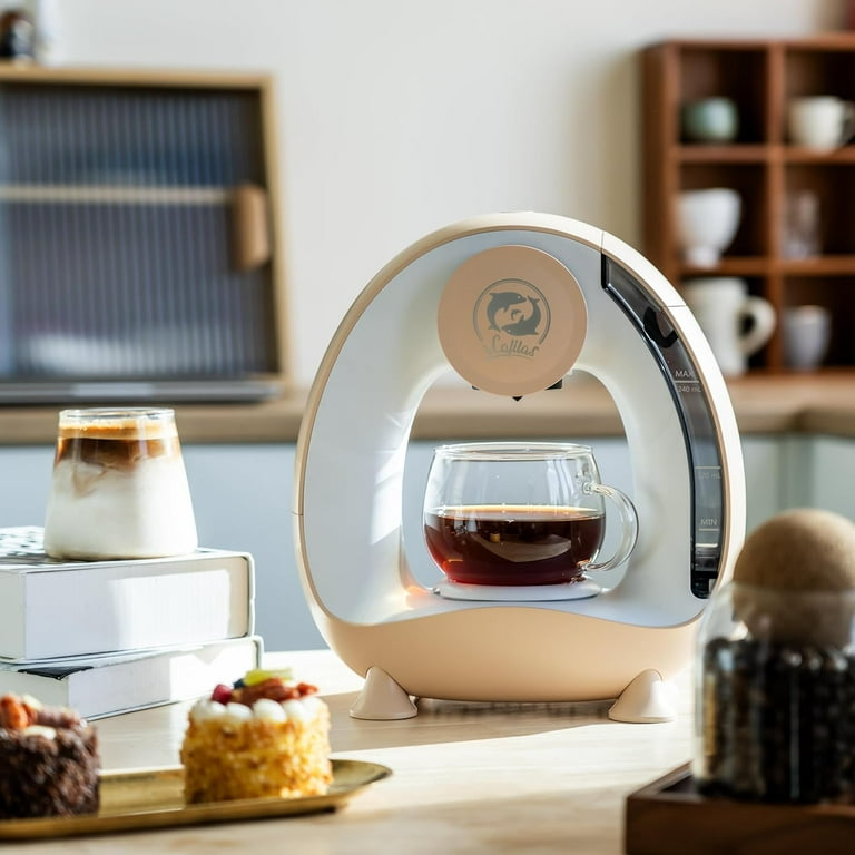 i Cafilas MINI Q Single Serve Coffee Maker Machine use Capsule Powder Low  Decibel Silent No Vibration