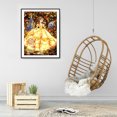 thumbnail image 3 of Cuadros Decorativos Kit de pintura de diamante redondo completo 5D DIY Golden Princess Girl Rhinestone Art Craft Ndcxsfigh Nuevos Originales, 3 of 8