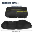 thumbnail image 4 of Unique Bargains 3Pcs/Set Microfiber Leather Auto Car Armrest Protector Cover for Honda Civic 10th Gen 2016-2020 Black with Black Line, 4 of 7