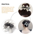 thumbnail image 2 of Pince à Cheveux Nœud Pince à Mâchoire Accessoire Cheveux Perle Barrette, 2 of 9