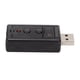 thumbnail image 5 of Tarjeta De Sonido USB 2.0, Tarjeta De Sonido Virtual Amplificador Interno Externo ABS Indicador LED De Alta Velocidad Con Puertos De Micrófono De 3,5 Mm Para Computadora Portátil, 5 of 7