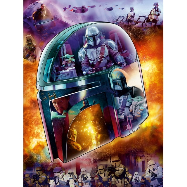 Casco mandaloriano Puzzle Ravensburger, 759 piezas, Softclick