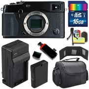 Fujifilm X-Pro1 Mirrorless Digital Camera (International Model) + Extra battery + Charger + 16GB Card + Case + USB Card Reader + Deluxe Accessory Kit + Memory Card Wallet Bundle