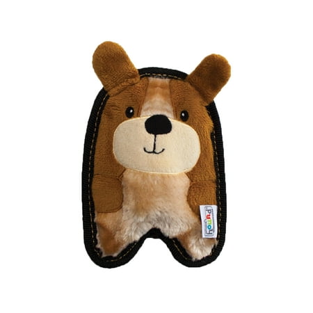 UPC: 0700603678070 | Outward Hound Invincibles Mini Puppy Plush Dog Toy  Brown  XS