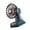 Blue, variant on Tibvox Old Fashioned Small Fan with Powerful Motor and Small Size Powerful Table Fan Plastic Texture Perfect for Study Room