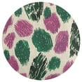 thumbnail image 3 of Leopard Print Pattern Round Small Area Rug, Print Non Slip Washable Floor Mat, Soft Throw Rug for Living Room, Powder Room Entryway, Bathroom, Bedside, 3 of 6