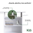thumbnail image 3 of Modulo De Planchado Mueble Organizador Burro Para Planchar Ropa KingsHouse blanco, 3 of 7