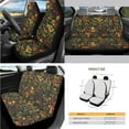 thumbnail image 2 of Yuyamidu 14 Piece Wild Mushroom Car Seat Covers Full Set with Steering Wheel Protector Car Trash Bin Car Auto Seat Belt Pad Cup Holders Car Armrest Cover Handbrake Cover Rearview Mirror Cover Cover, 2 of 7