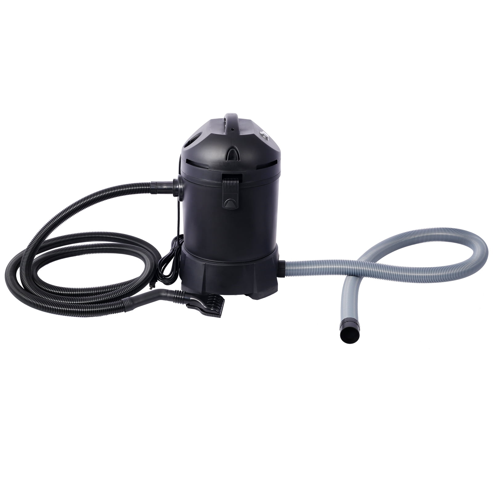 Garden Pond Vacuum Cleaner with 14ft Intake Hose, 4 Extension Tubes, 3 Nozzles, 6.5ft Output Hose, and Debris Bag