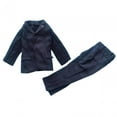 thumbnail image 1 of Ropa de figura de acción 1:6 perfke traje completo chaqueta pantalones azul, 1 of 9