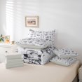 thumbnail image 6 of jejeloiu Western Cowboy Cattle Pattern 7-Piece Bedding Comforter Set Kids,Desert Cactus Print King Bedding Sets,Reversible, 6 of 7