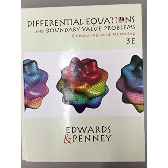 Pre-Owned Differential Equations and Boundary Valve Problems: Computing and Modeling (Hardcover) 0130652458 9780130652454