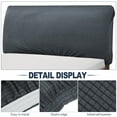 thumbnail image 2 of Stretchy Cloth Headboard Cover Protective Elastic Slipover 1 Piece Solid Color Headboard Protector, 2 of 8